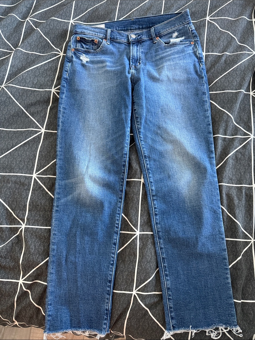 GAP Woman’s Jeans Size 27 / 4 Regular Girlfriend Mid Rise